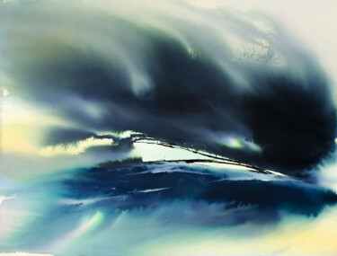 ***OBLIVION*** Peinture intitulée "***OBLIVION***" par Yuriy Kraft, Œuvre d'art originale, Aquarelle
