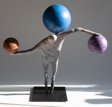 Scultura intitolato "***Three-Body Probl…" da Yuriy Kraft, Opera d'arte originale, Argilla