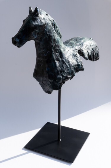 Sculpture titled "***JINX***" by Yuriy Kraft, Original Artwork, Clay