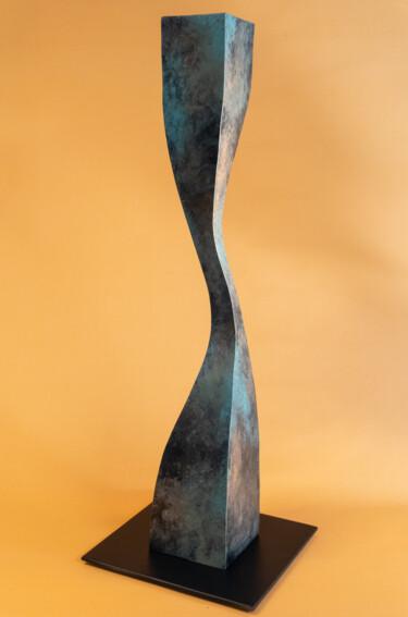 Sculpture intitulée "***Magnamus***" par Yuriy Kraft, Œuvre d'art originale, Métaux