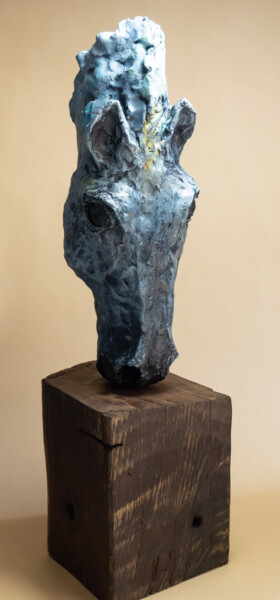Sculpture intitulée "***BREEZE***" par Yuriy Kraft, Œuvre d'art originale, Argile