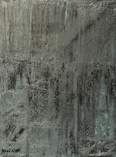 Картина под названием "Abstraction 11" - Yury Korolkov Art, Подлинное произведение искусства, Масло Установлен на Деревянная…
