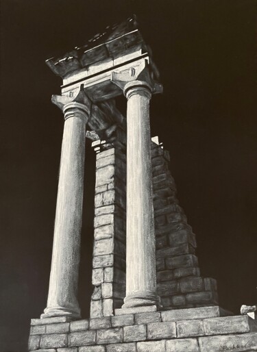 "Apollo Temple. Cypr…" başlıklı Tablo Yury Peshkov tarafından, Orijinal sanat, Petrol