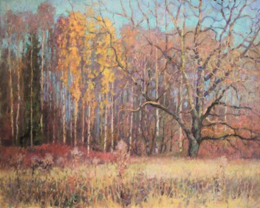 Pintura titulada "Autumn color" por Yury Sapozhnikov, Obra de arte original, Oleo