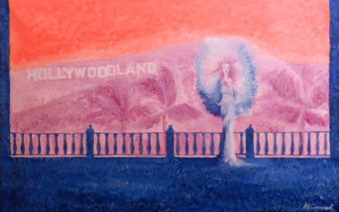 绘画 标题为“Old Hollywood” 由Yury Smirnov, 原创艺术品, 油 安装在木质担架架上
