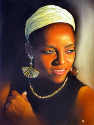 Peinture intitulée "CELIMENE" par Yva Arvis, Œuvre d'art originale, Pastel