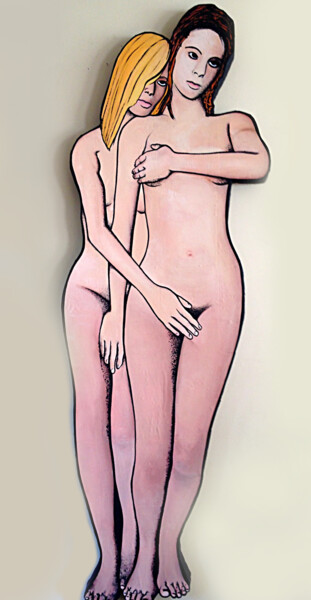 Sculpture intitulée "Nous.jpg" par Yvan Bruyère, Œuvre d'art originale, Acrylique