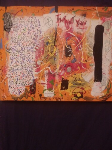Pittura intitolato "Hight" da Yvan Guyon, Opera d'arte originale, Acrilico