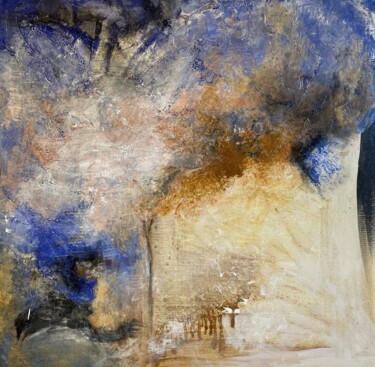 Картина под названием "Je suis une larme s…" - Yvan Rouviere, Подлинное произведение искусства, Акрил Установлен на Деревянн…