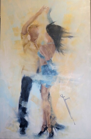 Pintura titulada "Salsa" por Yveline Javer, Obra de arte original, Oleo