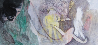 Pintura titulada "Ulysse" por Yveline Tainmont, Obra de arte original, Otro