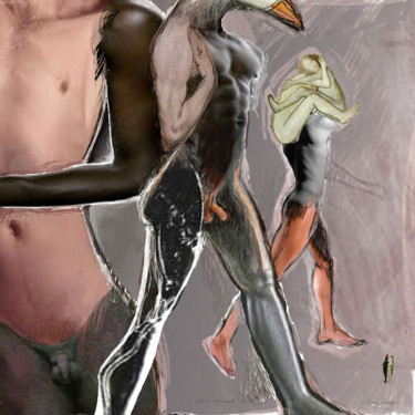 Arte digitale intitolato "Portée des Dieux" da Yveline Tainmont, Opera d'arte originale, Fotografia digitale
