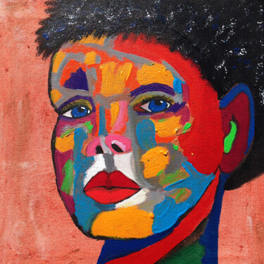 Peinture intitulée "Tom Art Urbain Pop'…" par Yvelise Séraphin, Œuvre d'art originale, Acrylique