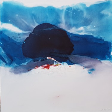 Pintura intitulada "Et tout sous le sol…" por Yves De Smet, Obras de arte originais, Acrílico