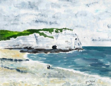 Painting titled "Etretat" by Yves Frémin, Original Artwork