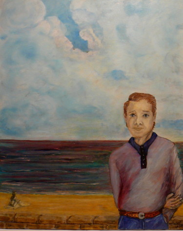 Peinture intitulée "Solitude" par Yves Le Mauff, Œuvre d'art originale, Huile