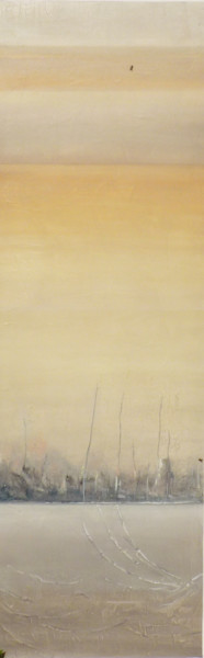 Malerei mit dem Titel "Hommage" von Yves Robial, Original-Kunstwerk, Öl