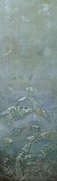 Peinture intitulée "Ciel de Pierres 2" par Yves Robial, Œuvre d'art originale, Huile