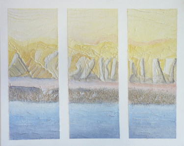 Dans mes Rêves. Peinture intitulée "Dans mes Rêves." par Yves Robial, Œuvre d'art originale, Huile