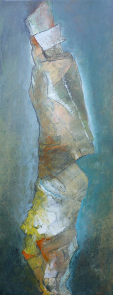 Painting titled "La Femme de l'Autre" by Yves Robial, Original Artwork, Acrylic