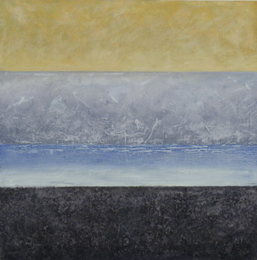 Pintura intitulada "oceanique-120-sur-1…" por Yves Robial, Obras de arte originais