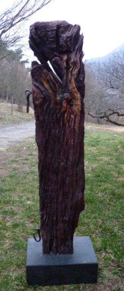 Skulptur mit dem Titel "Mystique" von Yves Robial, Original-Kunstwerk