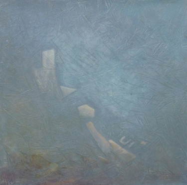 Painting titled "Ange Couché" by Yves Robial, Original Artwork