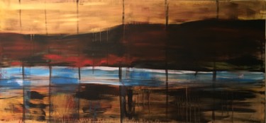 Painting titled "landscape2" by Lavy, Original Artwork, Acrylic