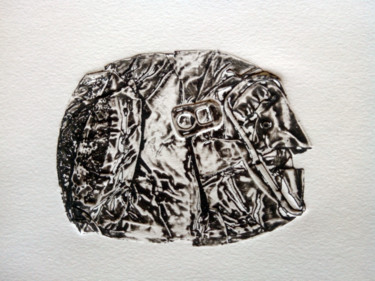 Gravures & estampes intitulée "poisson gazeuse" par Yves Coladon, Œuvre d'art originale
