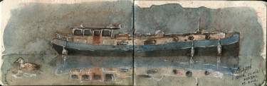 Painting titled "peniche8.jpg" by Yves Coladon, Original Artwork