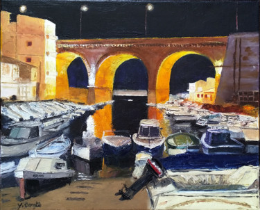 Painting titled "vallon-des-auffes-4…" by Yves Conte, Original Artwork