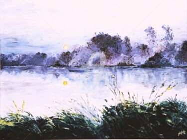 Malerei mit dem Titel "" Impressions "" von Yves Lafond, Original-Kunstwerk, Öl