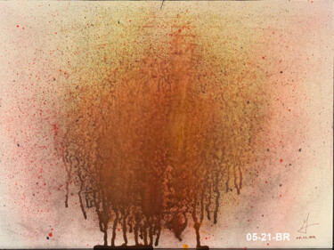 Painting titled "El bosque se va al…" by Yvesmart, Original Artwork, Wax