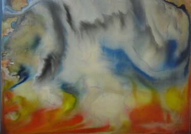 Painting titled "Chernobil" by Yvesmart, Original Artwork, Wax