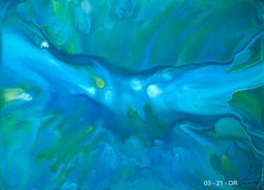 Peinture intitulée "La aurora" par Yvesmart, Œuvre d'art originale, Gouache