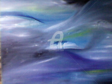 Pintura titulada "Sky Awakens" por Yvette Chilli Chilli, Obra de arte original, Oleo