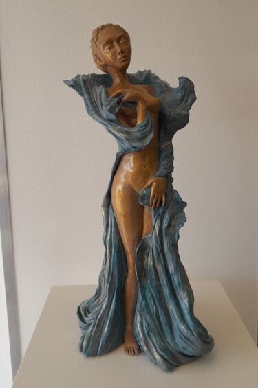 Sculpture titled "Ophélia" by Yvette Coly, Original Artwork, Terra cotta