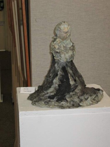 Sculpture intitulée "danseuse d'écume" par Yvon Collas, Œuvre d'art originale
