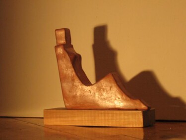 Sculpture intitulée "femme au repos" par Yvon Collas, Œuvre d'art originale