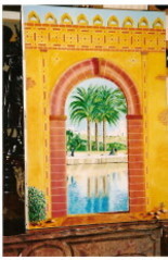 Painting titled "porte de la casba" by Yvon Vetel, Original Artwork