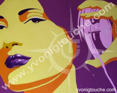 Peinture intitulée "MUSIC IS GOOD FOR U" par Yvonig Touche, Œuvre d'art originale, Huile
