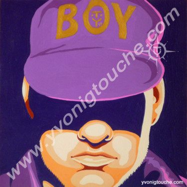 Peinture intitulée "B.BOY" par Yvonig Touche, Œuvre d'art originale, Acrylique