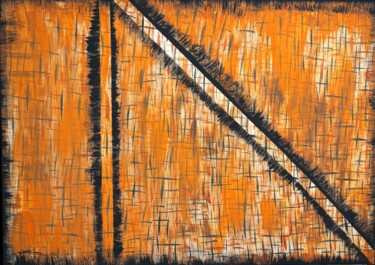 Картина под названием "Motherland" - Yvonne Mwale, Подлинное произведение искусства, Акрил Установлен на Деревянная рама для…