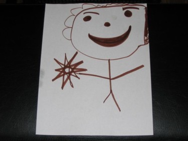 Drawing titled "10 point star" by Zachy, Original Artwork