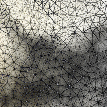 Artes digitais intitulada "Fractal gris étoile…" por Zael Arbaca, Obras de arte originais, Pintura digital