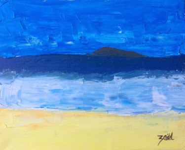 Peinture intitulée "ON ISLAND" par Zaël, Œuvre d'art originale, Huile