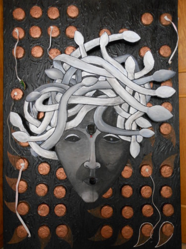 "medusa" başlıklı Tablo Zafer Caglarca tarafından, Orijinal sanat, Petrol