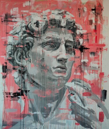 Schilderij getiteld "David" door Zahar Kondratyuk, Origineel Kunstwerk, Acryl