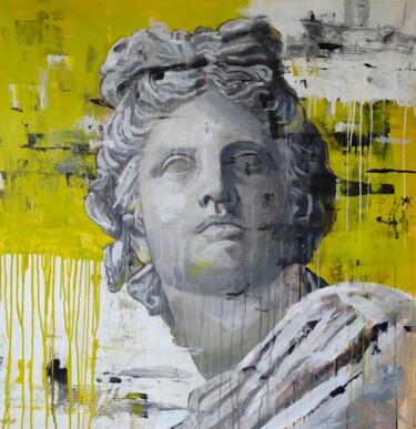 Schilderij getiteld "Apollo" door Zahar Kondratyuk, Origineel Kunstwerk, Acryl