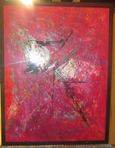 Painting titled "quand on refuse" by Z.Akli, Original Artwork, Oil